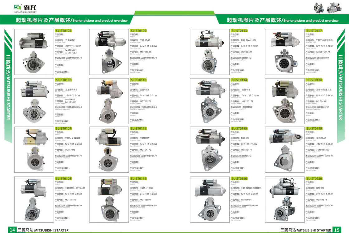 12V 13T 1.4KW Starter Motor THERMO KING Refrigerated Trucks 114400 CST40217AS CST40245AS 2280008090 300N11213Z